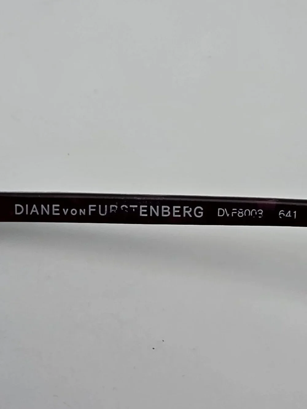 Diane Von Furstenberg DVF8003 641 Burgundy Eyeglasses Frame w Flexhinge and Case